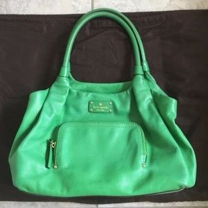 Kate Spade Kelly Green Purse/Satchell/Handbag